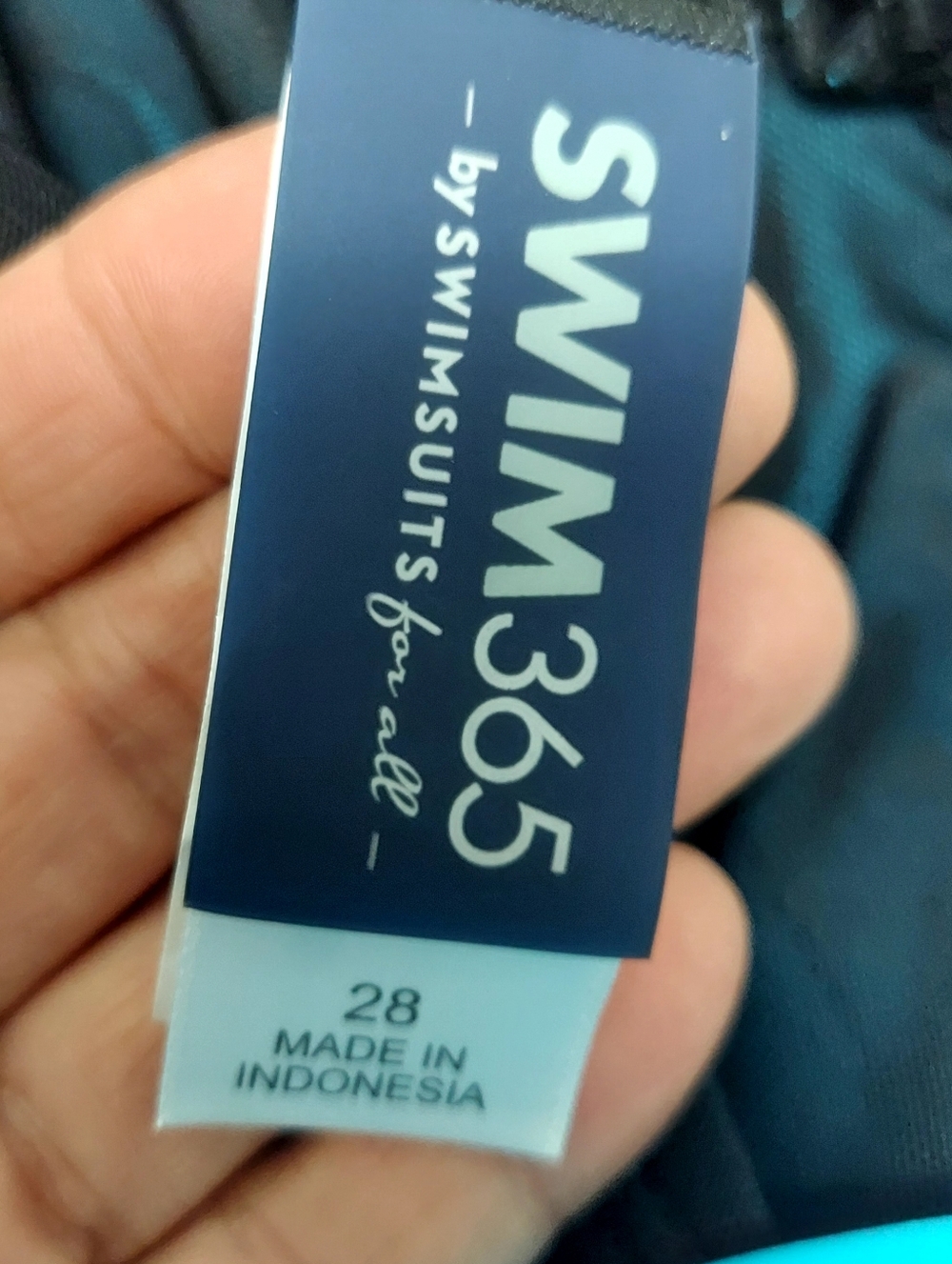 Color Block Fit And Flare Swim Dress By Swim 365 Plus Size 28 - Picture 4 of 7